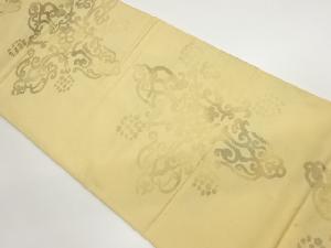 変わり花菱模様織出し袋帯